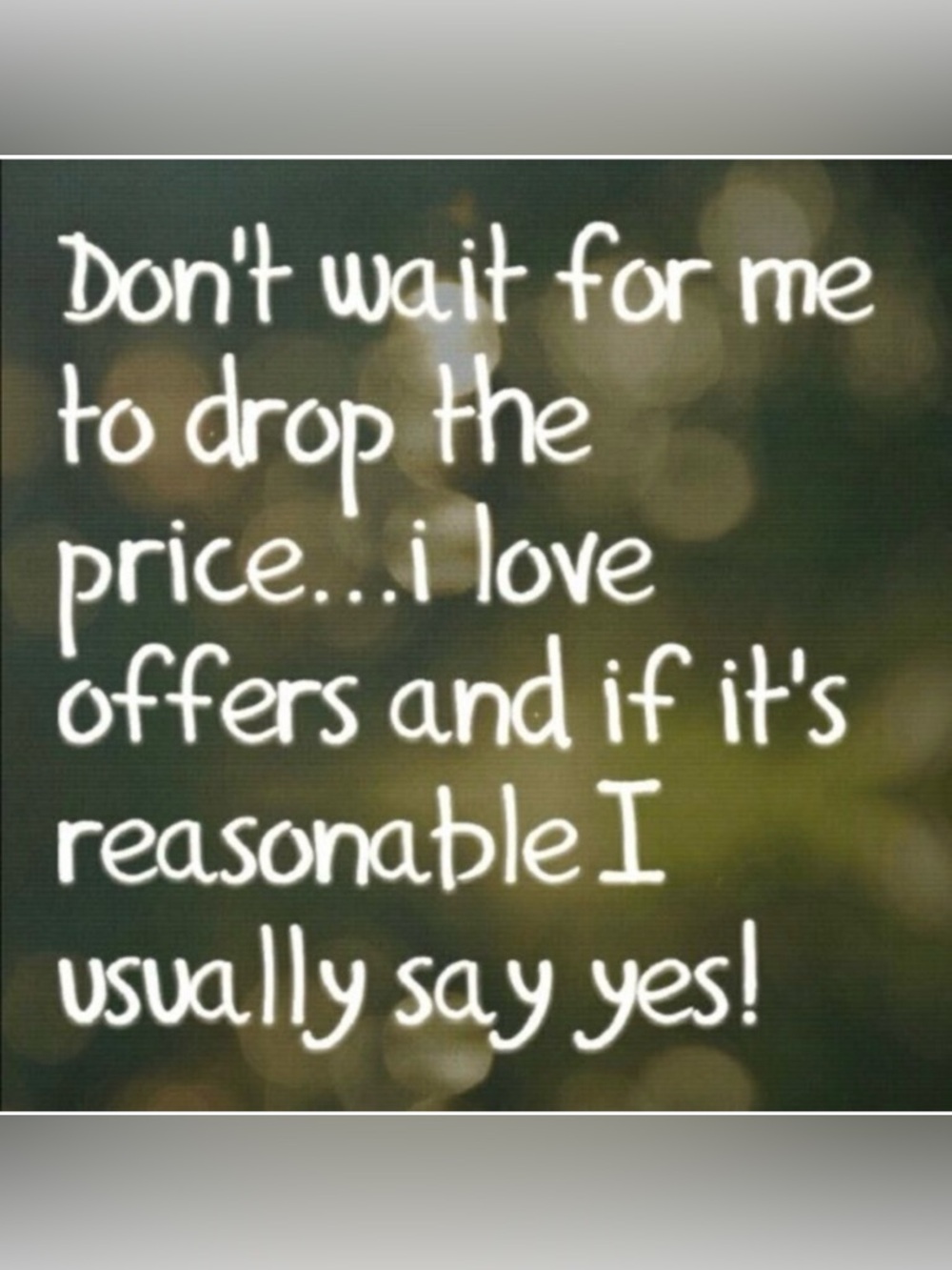 Make an offer!